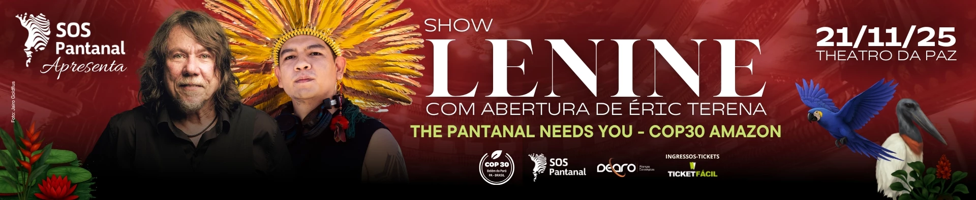 Lenine - uma noite inesquecível em prol do Pantana